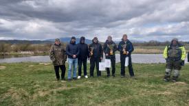 Wędkarska rywalizacja nad Czarną Orawą. Sławomir Bryja zwycięzcą zawodów o Puchar Burmistrza Miasta Jordanowa.