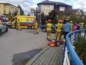 Zderzenie trzech pojadów - Stryszawa skrzyżowanie. 