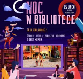 Noc w Bibliotece i Centrum Kultury w Zawoi. Filmowe atrakcje dla dzieci i młodzieży już 15 lipca.