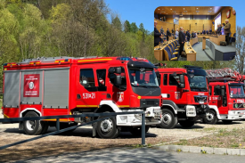 Wsparcie dla strażaków z powiatu suskiego. Pieniądze trafią do pięciu jednostek OSP.