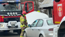 Interwencja straży pożarnej w Budzowie.