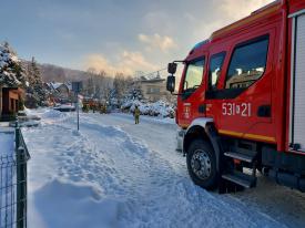 Operator koparki przypadkowo uszkodził rurociąg gazowy niskiego ciśnienia.