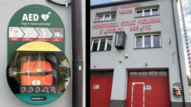 Nowy defibrylator AED dla OSP Osielec. Inwestycja w bezpieczeństwo mieszkańców. 