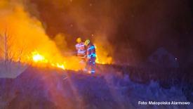 Interwencja Straży Pożarnej w Juszczynie. 