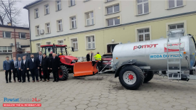 Zakład Komunalny w Suchej Beskidzkiej wzbogacił się o nowy sprzęt.