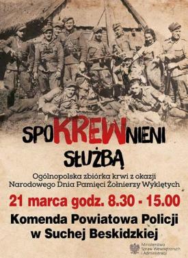 &quot;spoKREWnieni służbą” -  włącz się do akcji oddawania krwi