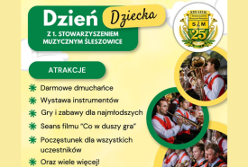 Będą dmuchańce, film i muzyczne atrakcje. Wyjątkowy Dzień Dziecka w Śleszowicach.