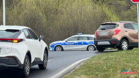 Kolizja w Suchej Beskidzkiej.