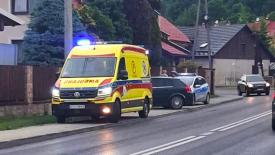 Zdarzenie drogowe w Makowie Podhalańskim. 