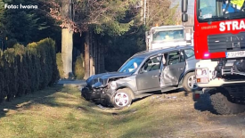 Wypadek w Zawoi. Zderzenie Renault i BMW, są osoby poszkodowane!