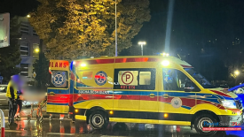 Zdarzenie drogowe z udziałem pieszego w Suchej Beskidzkiej. Na miejscu policja i pogotowie!