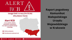 Burze się rozwijają, wieczorem spodziewana jest najgorsza sytuacja. 