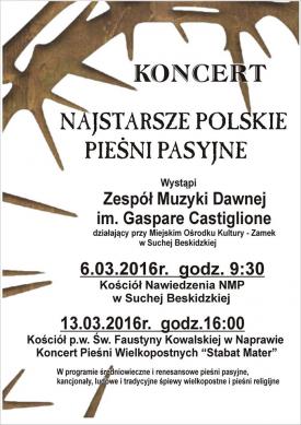 KONCERT najstarszych polskich pieśni pasyjnych