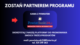 Zostań partnerem programu &quot;KAWA Z POWIATEM&quot;. 