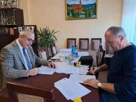 Nowy zbiornik wody pitnej w Stryszawie.