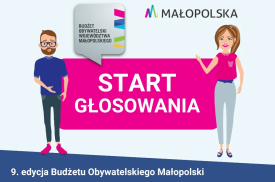 16 milionów złotych do podziału. Ruszyło głosowanie w Budżecie Obywatelskim Małopolski.