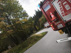 Utrudnienia - serpentyny "na" Przysłopiu. Interweniują służby.