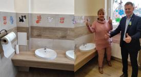 Jordanów: Przedszkolaki mają nowe łazienki