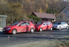 Maków Podhalański: Jedna osoba ranna w zderzeniu trzech samochodów