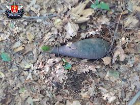 Podczas wyprawy na grzyby znalazł granat z czasów II wojny światowej.