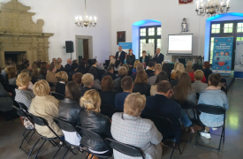 Święto Pielęgniarek i Położnych w Sali Rycerskiej Suskiego Zamku.