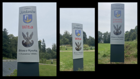 Pierwszy witacz w Gminie Jordanów.