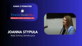 Kawa z Powiatem - Joanna Stypuła. Wójt Gminy Zembrzyce. 