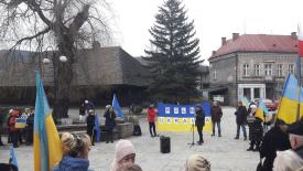 Mieszkańcy powiatu wspierają Ukrainę