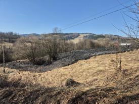 Interwencja Straży Pożarnej w Łętowni. 