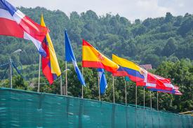 Sucha Beskidzka: Skradziono 13 flag