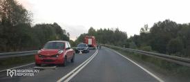 Zdarzenie drogowe w miejscowości Zembrzyce. 