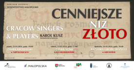 Zespół Cracow Singers &amp; Players wystąpi w Zamku Suskim.