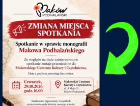 Duże zainteresowanie monografią Makowa Podhalańskiego. Zmieniono miejsce spotkania!