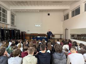 Pierwszoklasiści poznali konsekwencje cyberprzemocy i niewłaściwych zachowań.