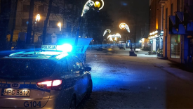 Chciał się przejechać „śmieciarką”. Musiała interweniować policja.