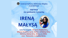 Spotkanie autorskie z Ireną Małysą w Jordanowie.
