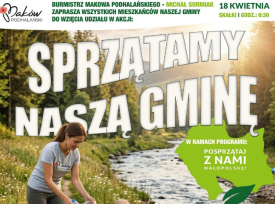 „Sprzątamy Naszą Gminę” – mieszkańcy Makowa Podhalańskiego ponownie połączą siły dla środowiska.