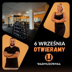 WARMUZOWNIA - Już 6 września otwarcie nowej siłowni w Suchej Beskidzkiej!
