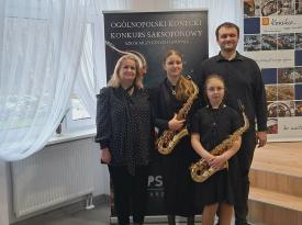 Sukces młodych saksofonistek z suskiej Szkoły Muzycznej na ogólnopolskim konkursie.