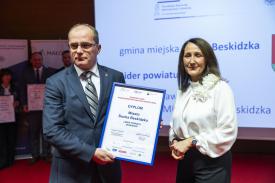 Miasto Sucha Beskidzka liderem w Rankingu Gmin Małopolski 2024.