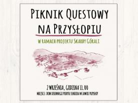 W sobotę w Zawoi Przysłop spotkamy się z pasjonatami wędrówek z Questy - Wyprawy Odkrywców. 