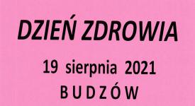 Budzów: Dzień zdrowia 19 sierpnia 2021