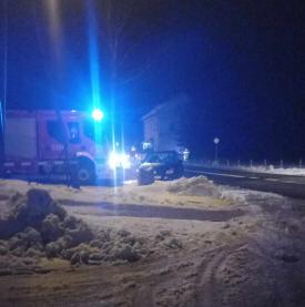 Interwencja straży pożarnej w Budzowie. 