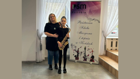 Sandra Gołuszka laureatką ogólnopolskiego konkursu saksofonowego.