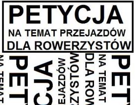 Sucha Beskidzka: Podpisz petycję w sprawie przejazdów dla rowerzystów