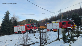 Rozszczelniona butla gazowa w Jaszczurowej. Szybka interwencja służb.