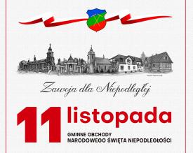 Zawoja - zaproszenie na Narodowe Święto Niepodległości.