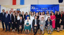 Uroczysta sesja z okazji jubileuszu 30-lecia Gminy Bystra-Sidzina