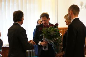 ZAWOJA: Radni pogratulowali senatorowi Andrzejowi Pająkowi kolejnej kadencji