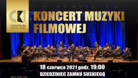 Koncert muzyki filmowej na dziedzińcu zamkowym